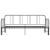 Cadru pat canapea extensibilă, gri, 90 x 200 cm, metal GartenMobel Dekor