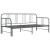 Cadru pat canapea extensibilă, gri, 90 x 200 cm, metal GartenMobel Dekor