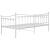 Cadru pat canapea, alb, 90x200 cm, metal GartenMobel Dekor