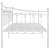 Cadru pat canapea, alb, 90x200 cm, metal GartenMobel Dekor