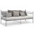 Cadru pat canapea, gri, 90x200 cm, metal GartenMobel Dekor