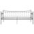 Cadru pat canapea, gri, 90x200 cm, metal GartenMobel Dekor