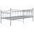 Cadru pat canapea, gri, 90x200 cm, metal GartenMobel Dekor