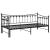 Cadru pat canapea extensibilă, negru, 90x200 cm, metal GartenMobel Dekor