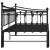 Cadru pat canapea extensibilă, negru, 90x200 cm, metal GartenMobel Dekor