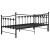 Cadru pat canapea extensibilă, negru, 90x200 cm, metal GartenMobel Dekor