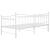 Cadru pat canapea extensibilă, alb, 90x200 cm, metal GartenMobel Dekor