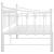 Cadru pat canapea extensibilă, alb, 90x200 cm, metal GartenMobel Dekor