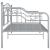 Cadru pat canapea, gri, 90x200 cm, metal GartenMobel Dekor
