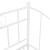 Cadru pat canapea, alb, 90x200 cm, metal GartenMobel Dekor