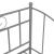 Cadru pat canapea, gri, 90x200 cm, metal GartenMobel Dekor