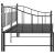 Cadru pat canapea extensibilă, negru, 90x200 cm, metal GartenMobel Dekor
