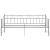 Cadru pat canapea extensibilă, gri, 90x200 cm, metal GartenMobel Dekor