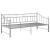 Cadru pat canapea extensibilă, gri, 90x200 cm, metal GartenMobel Dekor