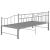 Cadru pat canapea extensibilă, gri, 90x200 cm, metal GartenMobel Dekor