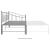 Cadru pat canapea extensibilă, gri, 90x200 cm, metal GartenMobel Dekor