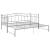Cadru pat canapea extensibilă, gri, 90x200 cm, metal GartenMobel Dekor