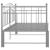 Cadru pat canapea extensibilă, gri, 90x200 cm, metal GartenMobel Dekor