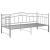 Cadru pat canapea extensibilă, gri, 90x200 cm, metal GartenMobel Dekor