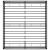 Cadru de pat, negru, 200 x 200 cm, metal GartenMobel Dekor