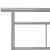 Cadru de pat, gri, 90 x 200 cm, metal GartenMobel Dekor