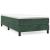 Pat box spring cu saltea, verde închis, 80x200 cm, catifea GartenMobel Dekor