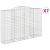 Coșuri gabion arcuite 7 buc. 300x50x200/220 cm, fier galvanizat GartenMobel Dekor