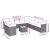 Set canapele de grădină, 12 piese, cu perne, negru, poliratan GartenMobel Dekor