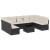 Set canapele de grădină cu perne, 10 piese, negru, poliratan GartenMobel Dekor