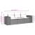 Set mobilier de grădină cu perne, 3 piese, negru, poliratan GartenMobel Dekor