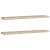 Rafturi perete suspendate, 2 buc., stejar, 120x23,5x3,8 cm, MDF GartenMobel Dekor