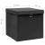Cutii depozitare cu capac, 4 buc., negru, 28x28x28 cm GartenMobel Dekor