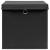 Cutii depozitare cu capac, 4 buc., negru, 28x28x28 cm GartenMobel Dekor