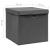 Cutii depozitare cu capac, 4 buc., gri, 28x28x28 cm GartenMobel Dekor