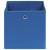 Cutii depozitare, 4 buc., albastru, 28x28x28 cm, textil nețesut GartenMobel Dekor