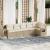 Set canapele de grădină cu perne, 6 piese, bej, poliratan GartenMobel Dekor