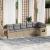 Set canapele de grădină cu perne, 6 piese, bej, poliratan GartenMobel Dekor