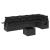 Set canapele de grădină cu perne, 7 piese, negru, poliratan GartenMobel Dekor