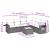 Set canapele de grădină cu perne, 7 piese, negru, poliratan GartenMobel Dekor