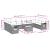 Set canapele de grădină cu perne, 11 piese, negru, poliratan GartenMobel Dekor