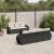 Set mobilier de grădină cu perne, 8 piese, negru, poliratan GartenMobel Dekor