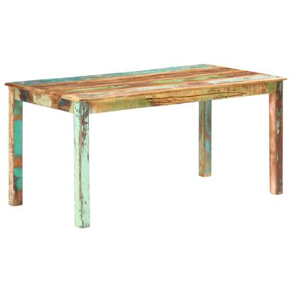 Masă de bucătărie, 160 x 80 x 76 cm, lemn masiv reciclat GartenMobel Dekor
