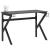 Birou de gaming cu picioare formă K, negru, 110x60x75 cm GartenMobel Dekor