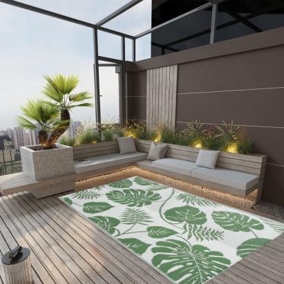 Covor de exterior, verde, 160x230 cm, PP GartenMobel Dekor