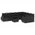 Set canapele de grădină cu perne, 10 piese, negru, poliratan GartenMobel Dekor