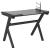 Birou de gaming cu picioare formă Y, negru, 110x60x75 cm, LED GartenMobel Dekor