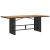 Set mobilier de grădină cu perne, 7 piese, negru, poliratan GartenMobel Dekor