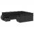Set canapele de grădină cu perne, 11 piese, negru, poliratan GartenMobel Dekor
