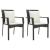Set mobilier de grădină cu perne, 7 piese, negru, poliratan GartenMobel Dekor
