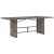 Set mobilier de grădină cu perne, 7 piese, gri, poliratan GartenMobel Dekor